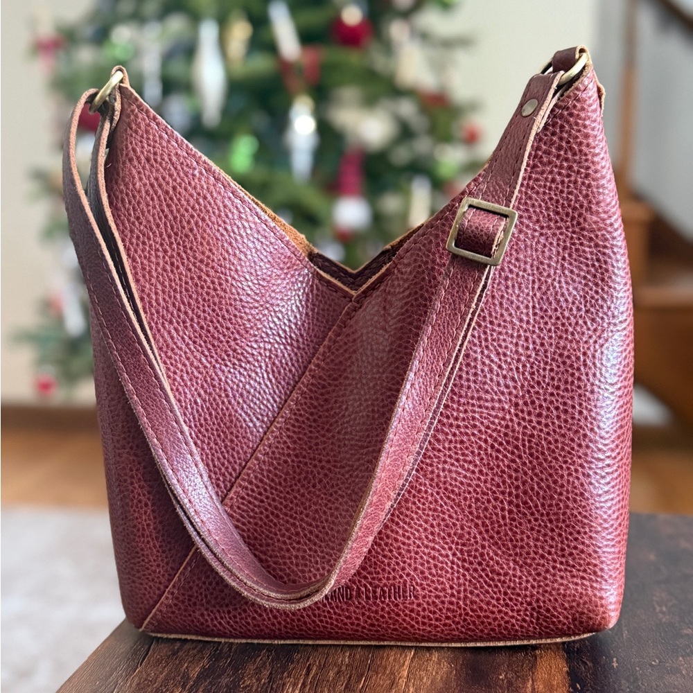 Portland Leather Brown Leather Shoulder Bag
